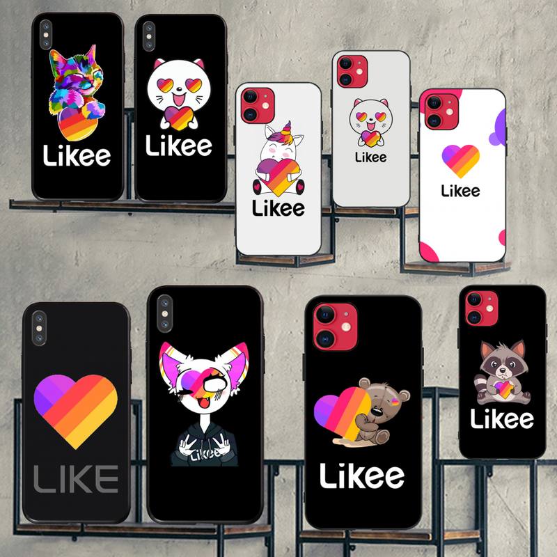 CUTEWANAN fashion Likee cat bear love heart Phone Case Cover for iPhone 11 pro XS MAX 8 7 6 6S Plus X 5S SE XR case