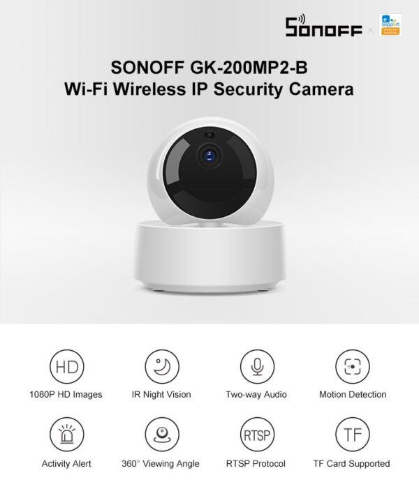 SONOFF HD Mini Smart Home Wifi Wireless IP Camera