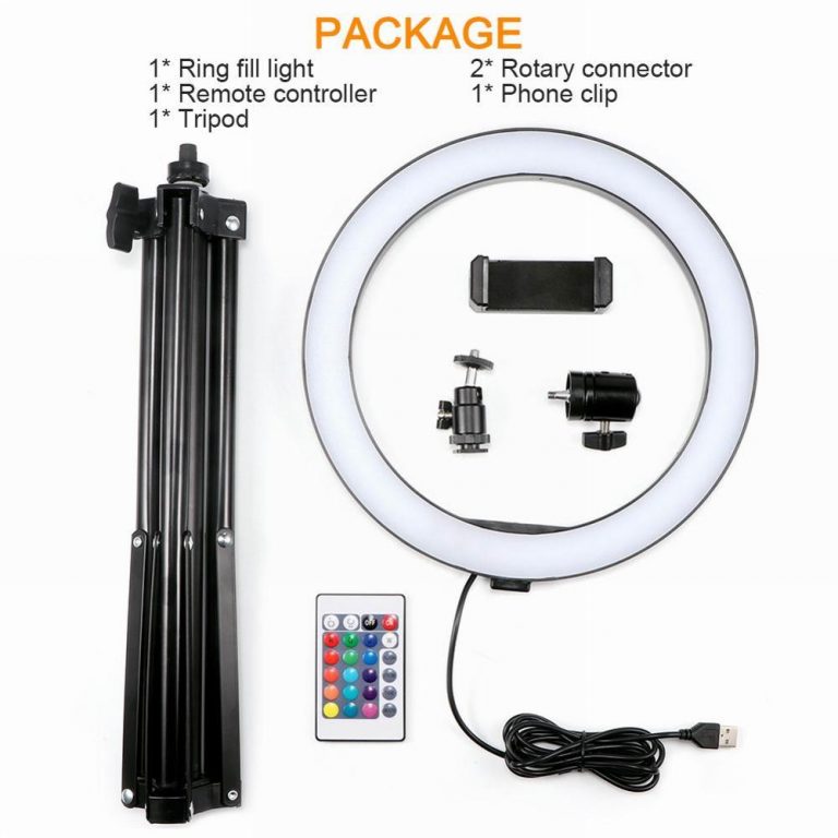 10" Selfie Ring Light with Remote Control