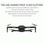 Pro GPS Drone with Wifi FPV 4K HD Camera Two-axis anti-shake
