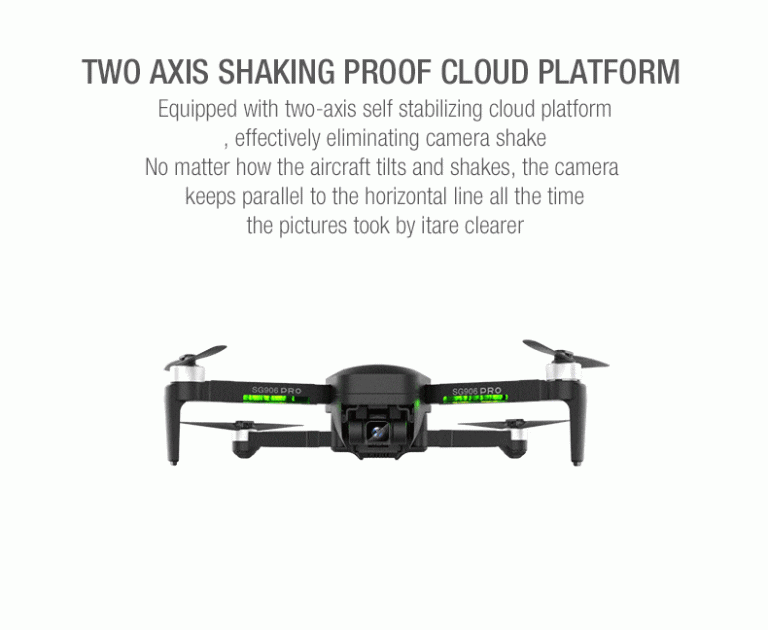 Pro GPS Drone with Wifi FPV 4K HD Camera Two-axis anti-shake