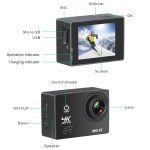 Action Camera HD 4K/60Fps Wifi 16MP 2.0 LCD 170D Lens Helmet Camera