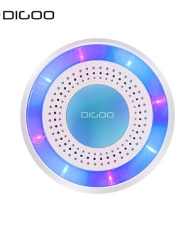 Digoo DG-ROSA 433MHz Wireless DIY Standalone Alarm Siren Multi-function for Smart Home Automation Systems Remote Control to Arm
