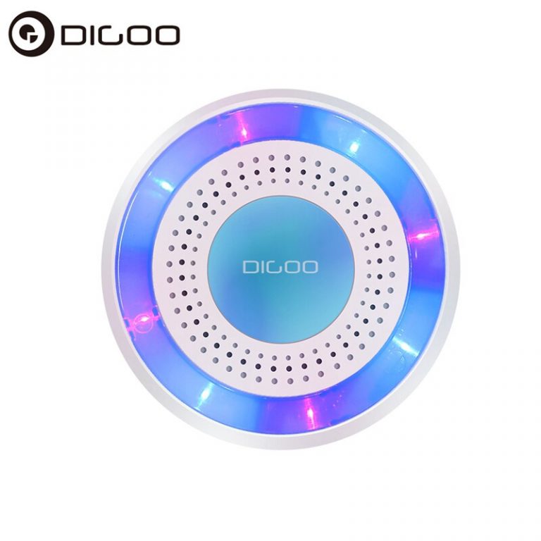 Digoo DG-ROSA 433MHz Wireless DIY Standalone Alarm Siren Multi-function for Smart Home Automation Systems Remote Control to Arm