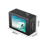 Ultra HD 4K WiFi 60fps 16MP 2.0 LCD 170D Angle Helmet