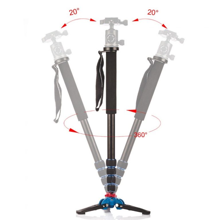 Tripod 1650mm Alumninum Camera Unipod Monopod Flip