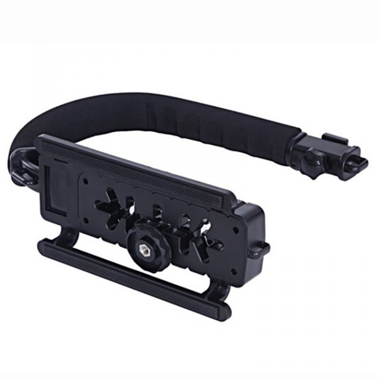 DV Hand Held C-Shaped Shooting Video Stabilizer Hand-held Low Frame Flash Stands Stabilizer
