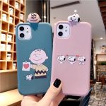 3D Charlie Brown dog phone Case for iPhone X XR