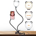 Mobile Phone Holder Table Ring Lamp Tripod For TikTok Youtube