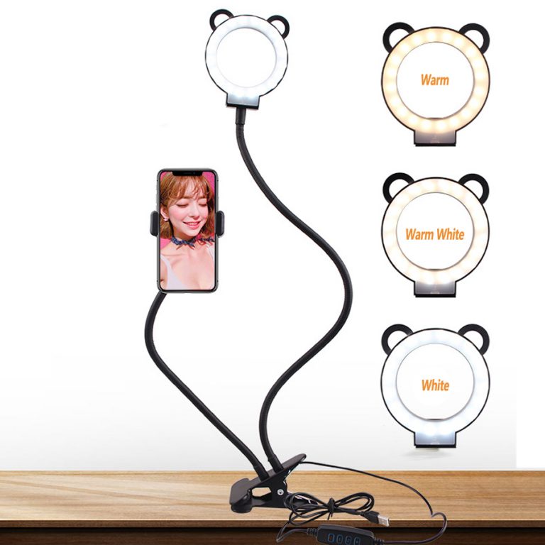 Mobile Phone Holder Table Ring Lamp Tripod For TikTok Youtube