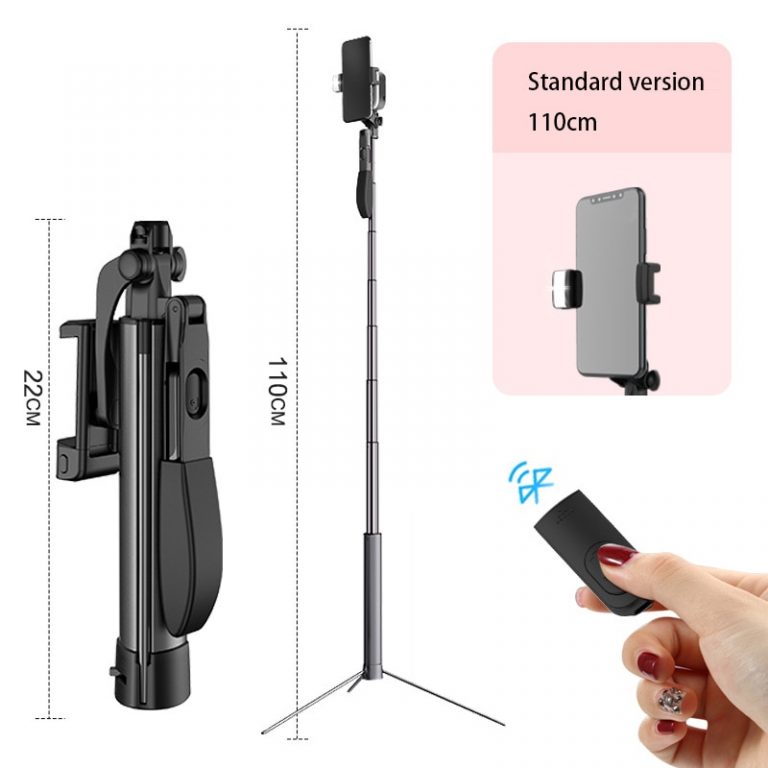 Multifunction Selfie Stick Tripod with Bluetooth Remote, All-In-One Phone Holder with Light for Apple & Android Devices 2 Snap & Shine: Multifunction Selfie Stick Tripod with Bluetooth Magic ✨