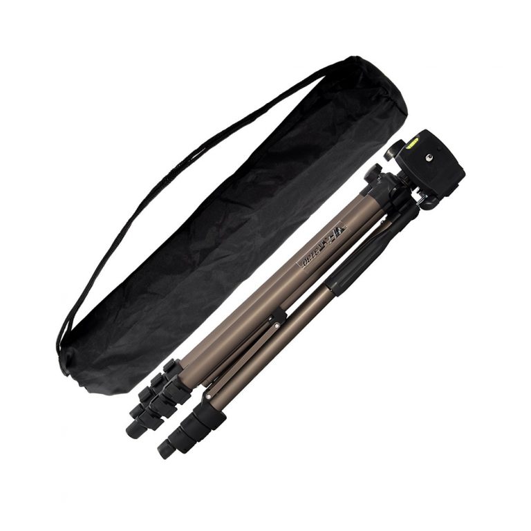 Tripod Aluminum alloy with Quick release plate Rocker Arm for Canon Nikon Sony DSLR