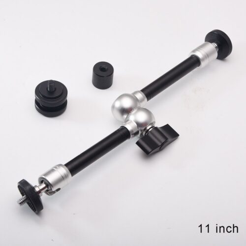 New 11" 7" 11 inch Adjustable Friction Articulating Magic Arm for Camera LCD Monitor LED Light Flash