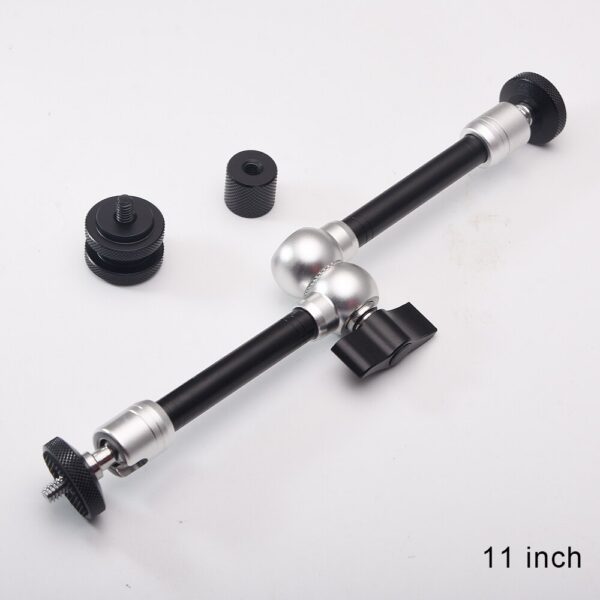 New 11" 7" 11 inch Adjustable Friction Articulating Magic Arm for Camera LCD Monitor LED Light Flash