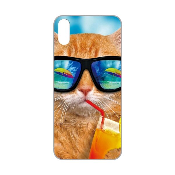GUCOON Silicone Cover for Cubot J5 5.5inch Case Soft TPU Protective Phone Back Case Cartoon Wolf Rose Flowers Bumper Shell 3 Silicone Cover for Cubot J5 5.5inch Case Soft
