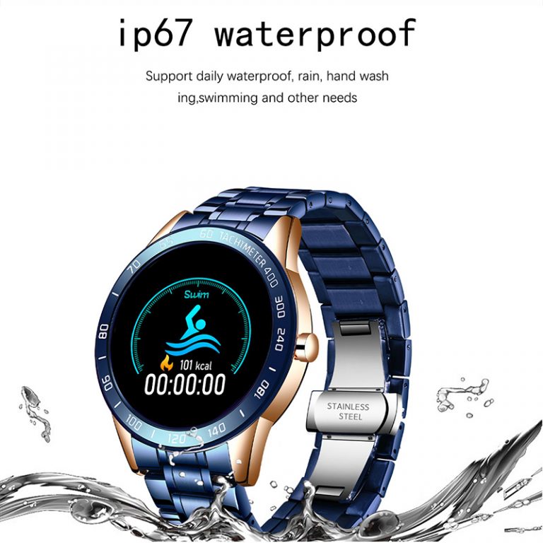 Smart Watch Men LED Screen Heart Rate Monitor Blood Pressure Fitness tracker