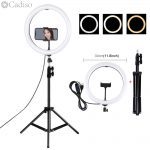Selfie Ring Lamp for Phone Tripod and Phone Holder for TikTok YouTube
