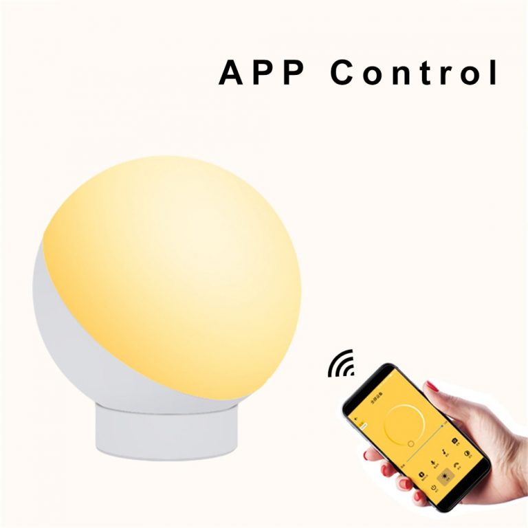 Tuya Smart WiFi Table Lamp Wireless Control Colorful Dimmable Desk Night Light Voice Control Via Alexa Google Home Smart Home 3 Smart WiFi Table Lamp - Illuminate Your World with Colorful Convenience