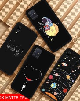 For Samsung A51 Case Cartoon Pattern Soft Silicone Cases For Samsung Galaxy A51 A71 Matte Bumper Cover On Samsun A71 Phone Case