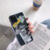 Luxury Art Letter Label Phone Case For iphone 11 Pro Max 7 8 plus