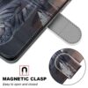 Huawei P10 P30 Pro P20 Lite Case Leather Protective Magnetic Card Stand