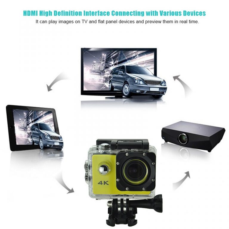 Sports Action Video Camera 4K Waterproof Wide View Angle Bike Outdoor Cameras NC99