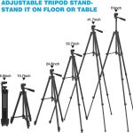 Extendable Tripod Stand & Flexible Phone Holder