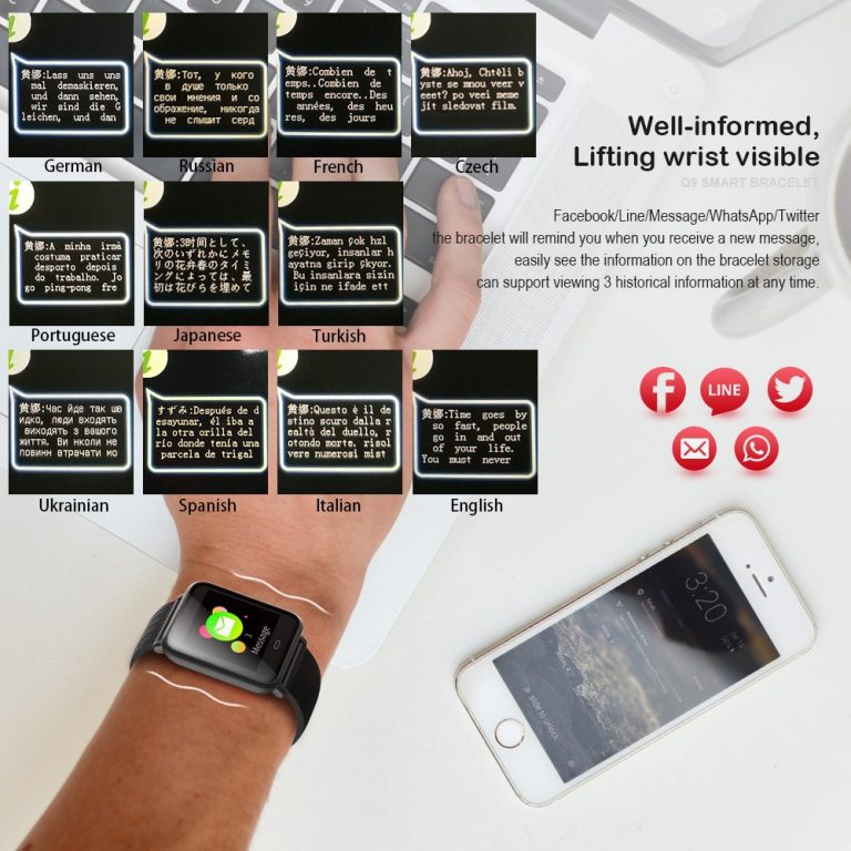 VERYFiTEK Q9 Blood Pressure Heart Rate Monitor Smart Watch IP67 Waterproof Sport Fitness Trakcer Watch Men Women Smartwatch 1 Stay Fit and Healthy with the VERYFiTEK Q9 Smart Watch: Your Ultimate Blood Pressure and Heart Rate Monitor
