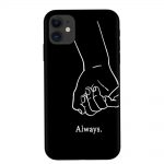 Always And Forever Best Friends Cartoon BFF Phone Case For iPhone 11