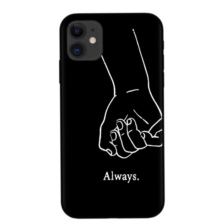 Always And Forever Best Friends Cartoon BFF Phone Case For iPhone 11