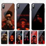 CUTEWANAN The Weeknd After Hours DIY Luxury Phone Case Tempered Glass