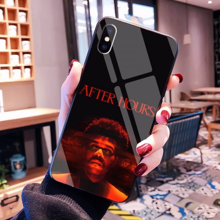 CUTEWANAN The Weeknd After Hours DIY Luxury Phone Case Tempered Glass