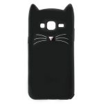 Cartoon Beard Cat Silicone Soft Phone Case For Samsung Galaxy