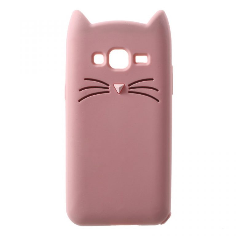 Cartoon Beard Cat Silicone Soft Phone Case For Samsung Galaxy