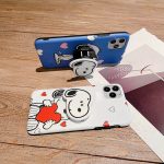 Cartoon Dog Love Heart Phone Case - Protect Your iPhone with Style