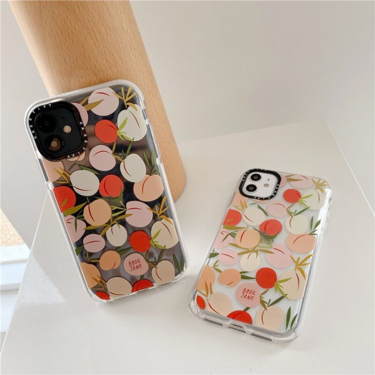 Cartoon Honey Peach Soft Phone Case for iPhone 11