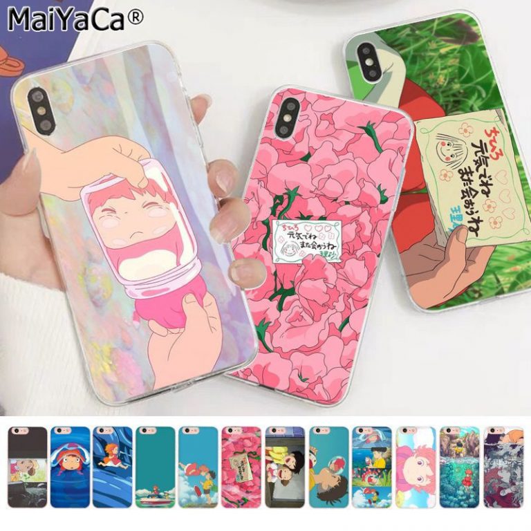 Cartoon Ponyo on the Cliff Novelty Phone Case Cover for iphone