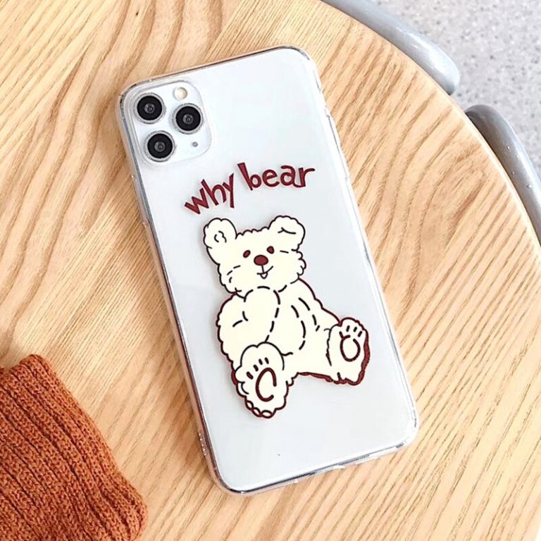 Cartoon Transparent Phone Case For iphone 11 pro max Cute Cartoon Transparent Phone Case for iPhone - Fun & Functional Protection! ??