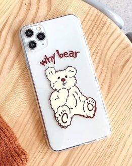 Cute Cartoon Transparent Phone Case for iPhone - Fun & Functional Protection! 📱🎨
