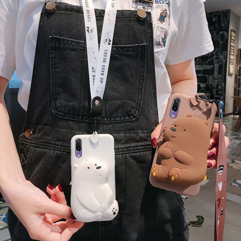Cartoon bear Phone Case For Samsung Galaxy A50 A10 A30 A70 A7