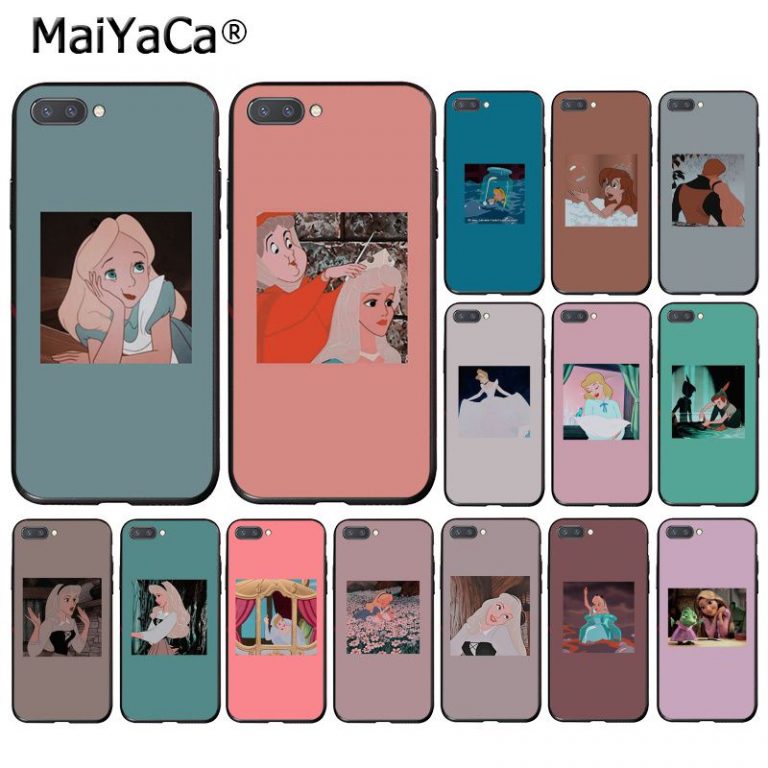 Cinderella Phone Case for Huawei Honor 8X 9 10 MaiYaCa Cartoon Princess Alice Elysian Cinderella Phone Case for Huawei Honor 8X 9 10 20 Lite 8A 5A 7C 10i 9X Play 7A Pro 10i