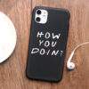 Cartoon Friends TV Show Phone Case: Fun Protection for iPhone Models