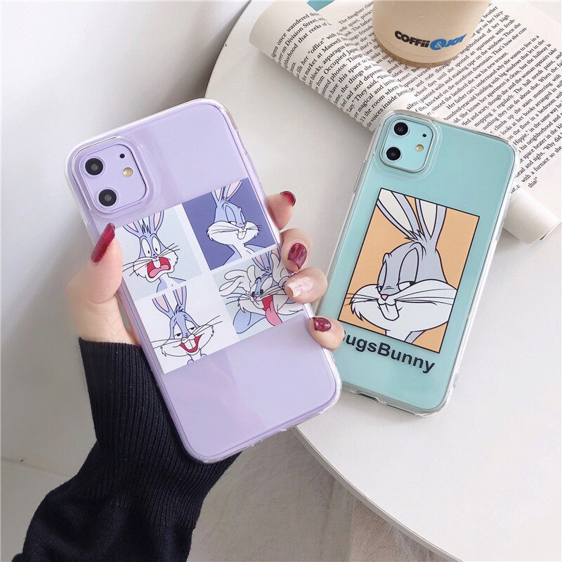 Cute Cartoon Rabbit Phone Case For Huawei P20 P30 lite Mate 30 20 Pro P Smart For Honor 8X V20 20 7A Y9 8A Nova 3 4 5 Soft Cover