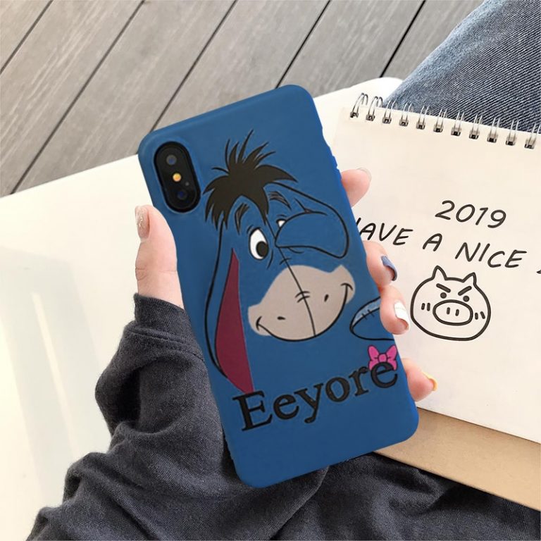Cute Piglet Tigger Eeyore Fitted Case For iPhone X 11 Professional