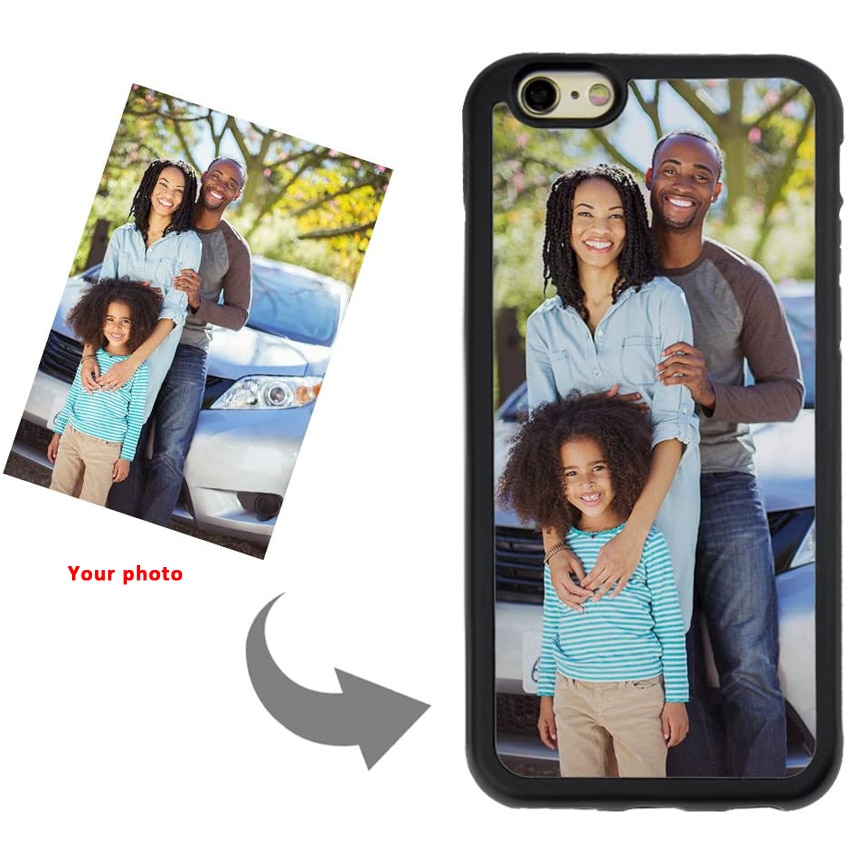 Custom Personal DIY Phone Case For iPhone 6S 6 7 8 11 Pro Plus X XS XR Max SE 2020 Case Soft Silicone Cover To Picture