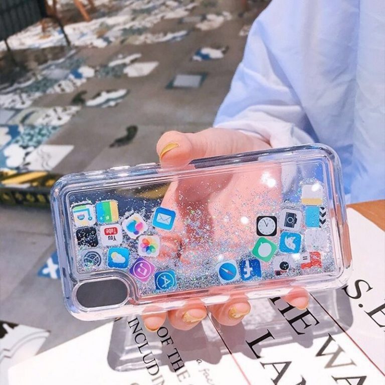 Glitter Dynamic Liquid Quicksand Case - Sparkle with Style