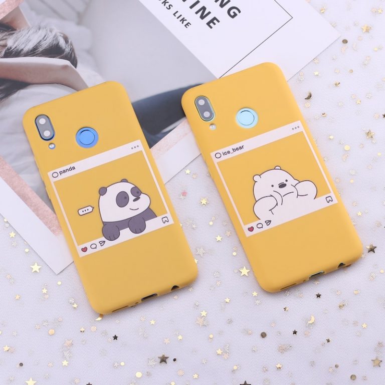 For Huawei Honor Mate 10 20 Nova P20 P30 P40 P Smart Bears