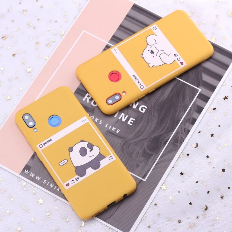 For Huawei Honor Mate 10 20 Nova P20 P30 P40 P Smart Bears