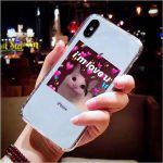Heart-shaped YOU&ME series HD Clear phone case for iphone