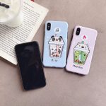 Jamular Milk Tea Bears Silicone Phone Case for IPhone